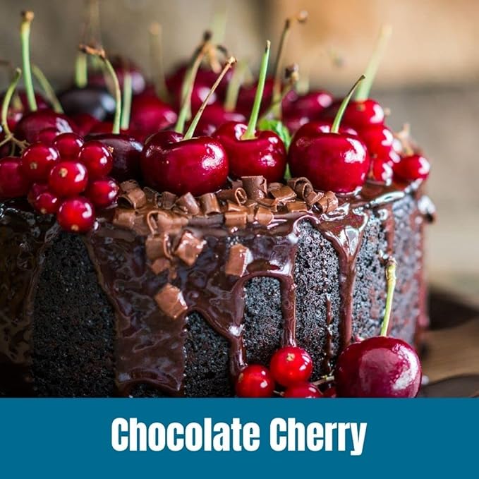 Door County Chocolate Cherry Decaf - Ground, Medium Roast - 100% Arabica - Flavored Coffee, 10oz Bag