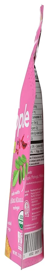Am채zi Foods, Dried Pineapple - Moringa Hibiscus 2.3Ounce All Natural Snacks No Sugar Added Dried Pineapple Dehydrated Fruit
