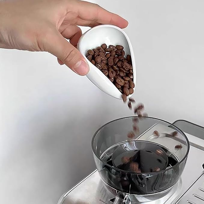 Coffee Bean Dosing Cup and Spray Bottle Set, Coffee Bar Espresso Accessories, Ceramic Dosing Vessel/Single Dose Measuring Tray with Stainless steel spoon For Coffee or Tea, Coffee Lover Gifts