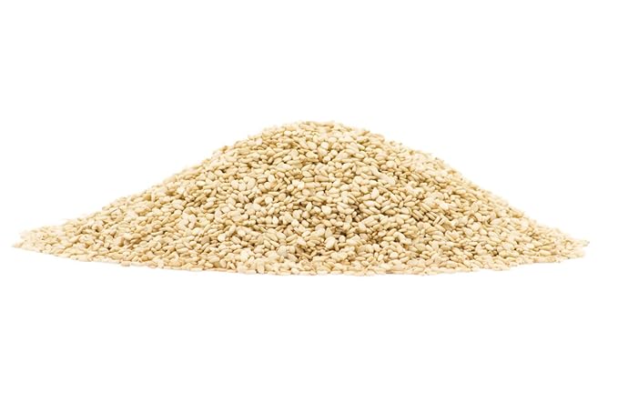 Sincerely Nuts Natural Sesame Seeds 3 LB Bag Unhulled Super Food Source of Fiber Essential Nutrients Paleo Friendly Use in Bulk for Baking, Bread, Dressing Seasoning Kosher