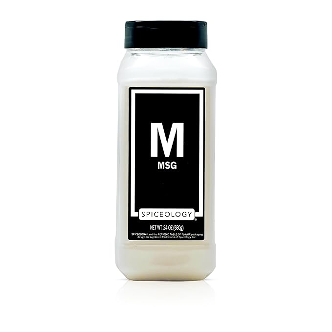 Spiceology ??MSG (Monosodium Glutamate) Seasoning ??Flavor Enhancer for Umami-Rich Cooking ??Ideal for Savory Dishes, Marinades, Rubs & Snacks ??24 oz