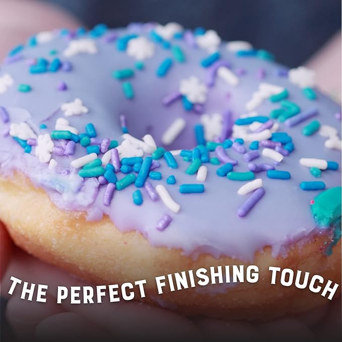 Judee's Purple Sprinkles 4 oz - Gluten-Free and Nut-Free - Brighten Up Your Baked Goods - Great for Cookie and Cake Decoration - Use for Baking and as Dessert and Ice Cream Toppings