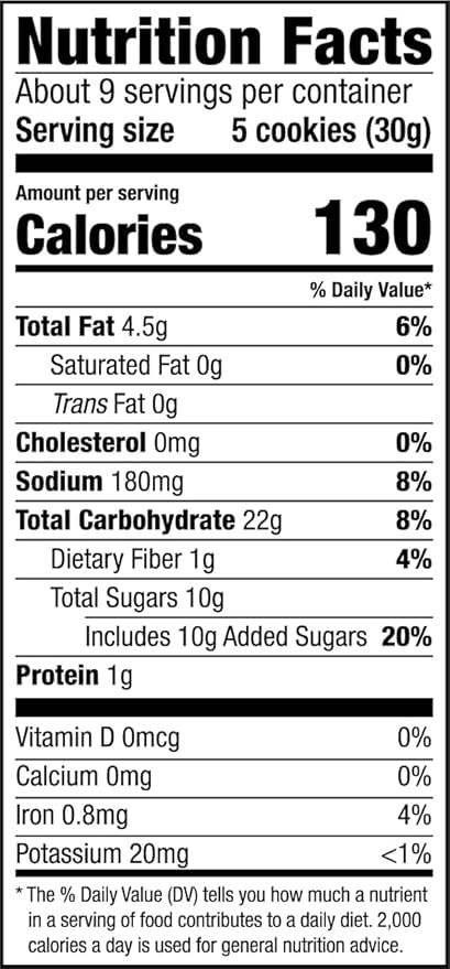 Mi-Del Lemon Snaps Cookies - Crunchy Lemon Cookies - Non-GMO Certified, 0g Trans Fat, Healthy Cookies (Pack of 8)