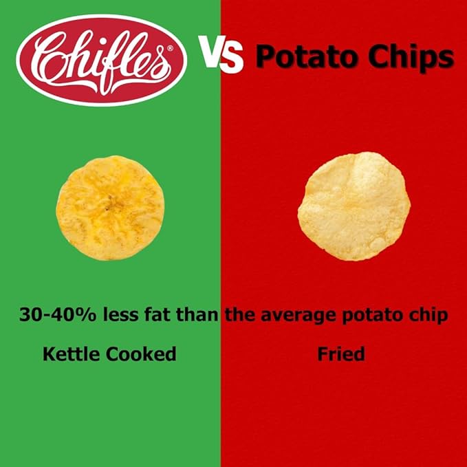 Chifles Maduritos Sweet Plantain Chips - 24 Individual 1oz Bags - Sweet Plantain Snacks - Less Fat than Most Potato Chips - Tasty Vegan Snacks, Gluten Free - 24 Pack