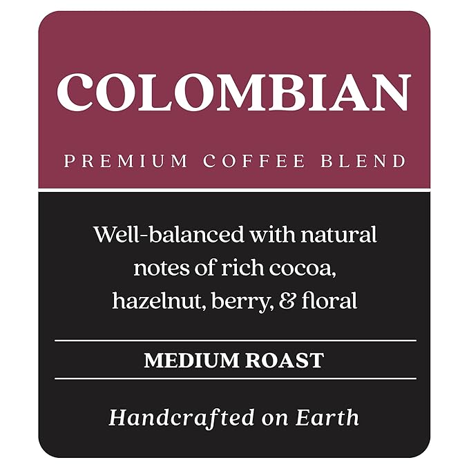 Copper Moon Single Serve Coffee Pods For Keurig K-Cup Brewers, Medium Roast, Colombian Blend, 80 Count