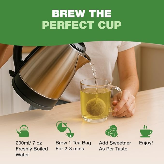 HANDPICK Lemon Balm Tea Bags ??100 Count | 100% Pure Natural Dried Lemon Balm Herb | Caffeine-Free Herbal Tea with Citrus Flavor & Aroma | Round Eco-conscious Teabags