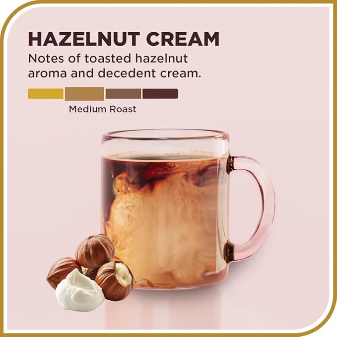 Don Francisco's Hazelnut Cream Ground Coffee, Medium Roast ??Flavored 100% Arabica,12 oz Bag, Premium Coffee for Drip, Pour Over & French Press