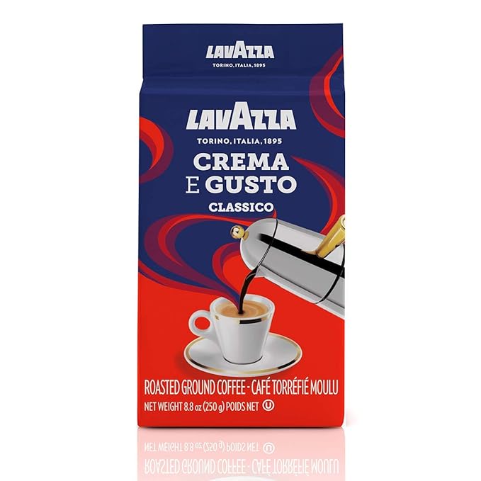 Lavazza Crema E Gusto Ground Coffee (250g) - Pack of 2