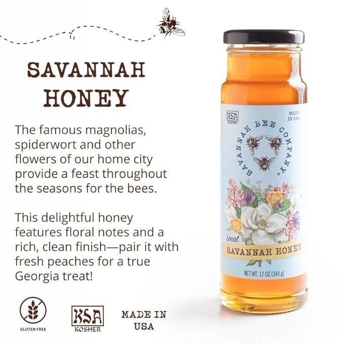 Savannah Bee Company Honey - Pure, Natural, Raw Honey