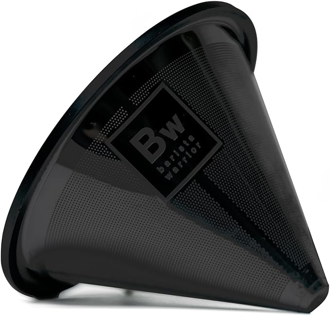 Barista Warrior Pour Over Filters ??Compatible with Chemex, Hario V60 & Popular Coffee Makers ??Reusable Stainless Steel ??Best Coffee Maker and Bar Accessories