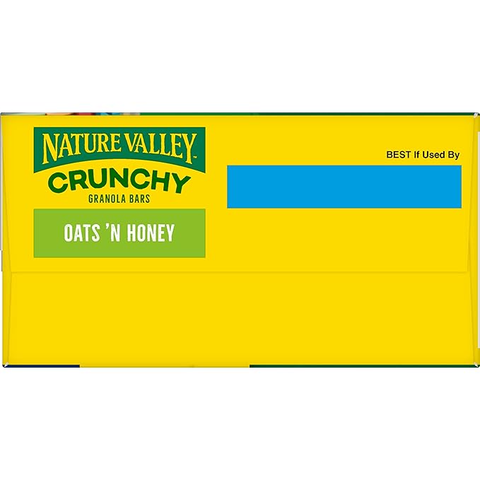 Nature Valley Crunchy Granola Bars, Oats 'n Honey, 30 Ct, 22.35 oz (15 Pouches)