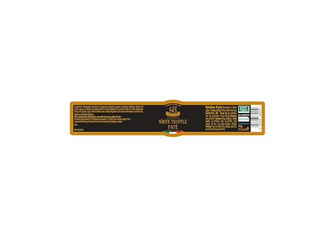 La Rustichella - 100% KOSHER White Truffle Patì±?- Certified Kosher Recipe - 100% Made in Italy | Vegan, Gluten-Free, Cholesterol-Free (3.17 oz | 90 gr)
