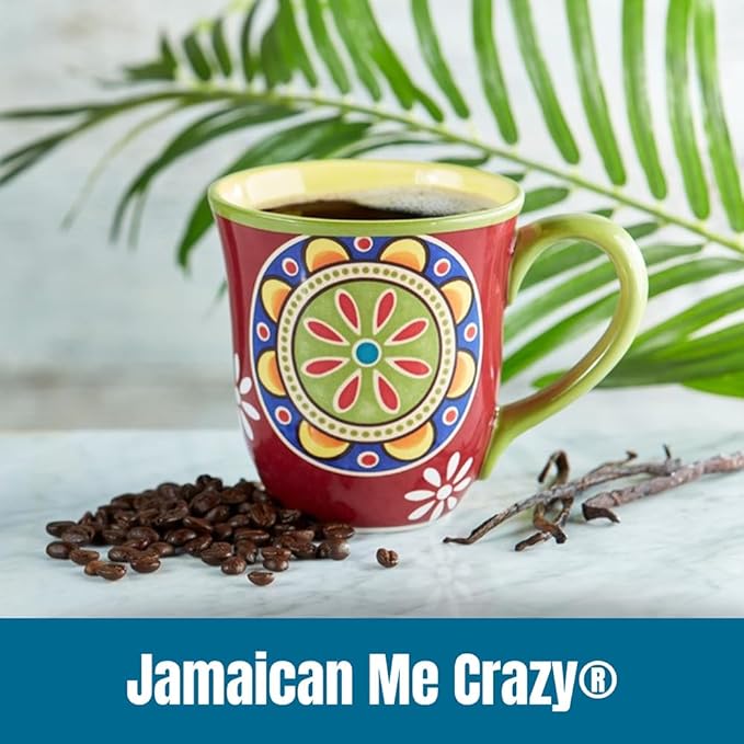 Door County Jamaican Me Crazy® Flavored Ground Coffee - Medium Roast - 10oz Bag - 100% Arabica