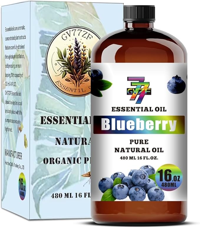 Blueberry Essential Oil (16 oz / 480 ml) ??Blueberry Oils for diffusers, humidifiers, Home Baths, Cleaning Products, Yoga, DIY Soaps and DIY Scented Candles