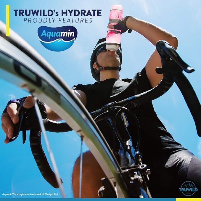 TruWild Natural Hydration Powder with Zero Sugar, Vegan Electrolytes + Amino Acids, Recovery Drink for Everyday Use, Post Workout Muscle Support Supplement with Magnesium (Passionfruit Guava)