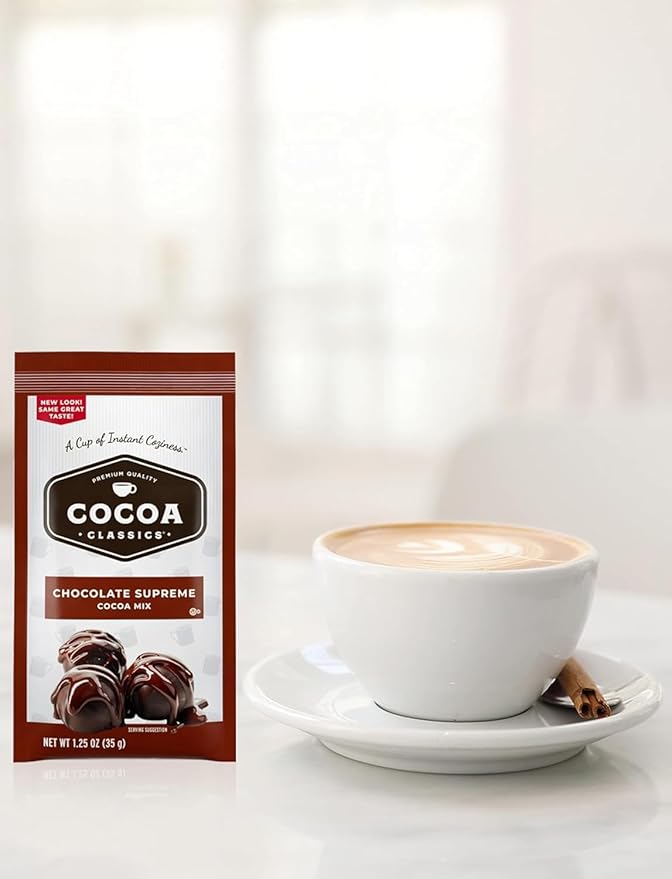 Hot Cocoa Mix Gift Set ??60 Count, 7 Flavors | Cozy Hot Chocolate Sampler Box for Students, Coworkers, Teens, Family & Friends