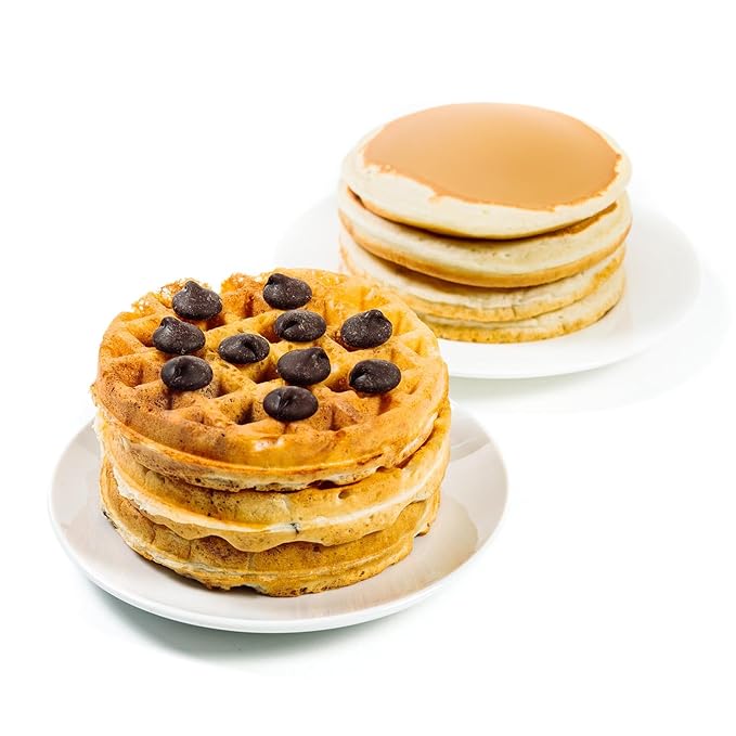 Wonderslim Protein Pancake & Waffle Mix, Chocolate Chip, Low Sugar & Low Calorie (7ct)