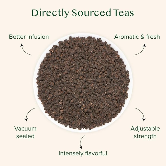 VAHDAM Assam CTC Black Tea Loose Leaf (100+ Cups) | STRONG, BOLD & RICH | 100% PURE | EVERYDAY ASSAM MILK TEA | 9oz