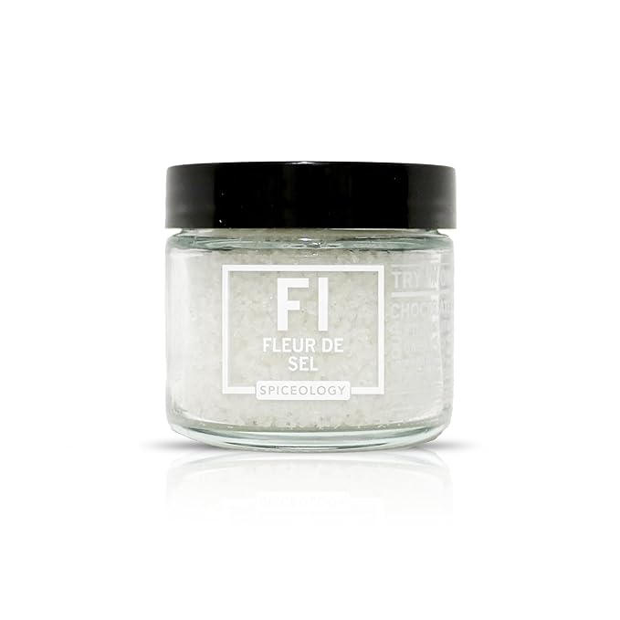 Spiceology - Gourmet Luxe Infused Salt Sampler Gift Set - Set of 6 - Flavors Include: Fleur de Sel, Espresso, Lime, Jalapeno, Black Truffle, Sriracha