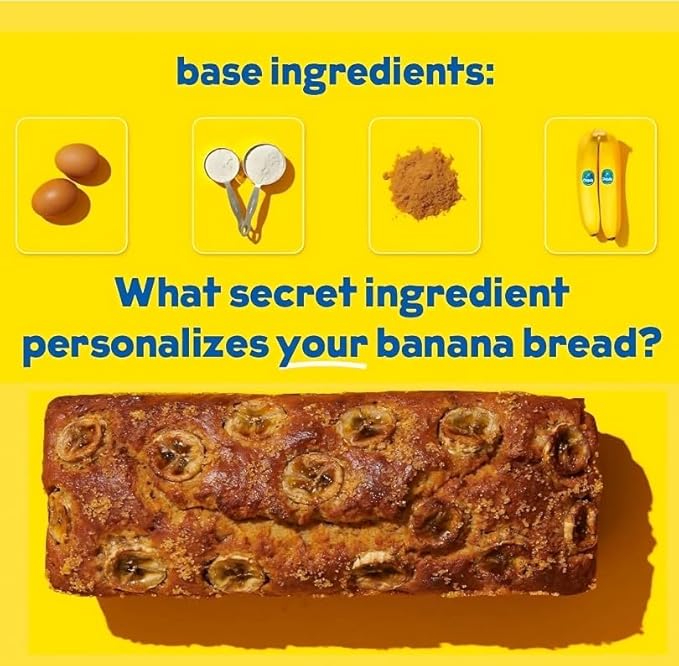 Concord Foods Banana Bread Mix - Easy Homemade Delight - Just Add Bananas, Egg, and Water! 13.7 Oz (Pack of 4)