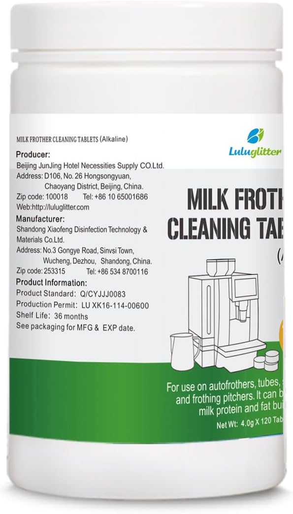 coffee machine milk frother tablet 4g120t easily remove milk residue ad build-up in steam wands, valves, and tubes