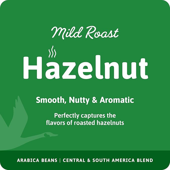 Wawa Mild Roast Single Cup Hazelnut Coffee Pods, 72 Pods, 6 Boxes, Lightly Roasted, Nutty Smooth Balanced Blend, Single Serve, 100% More Responsibly Sourced from Rainforest Alliance Certified Farms
