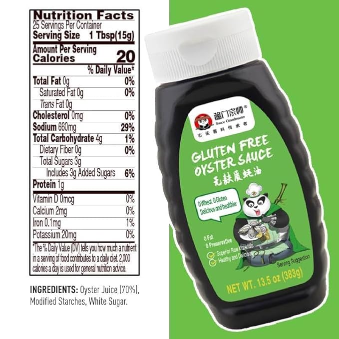 Sauce Grandmaster Double Delight Gluten-Free Sauces Bundle ??70% Oyster Extract Oyster Sauce + Sweet Hoisin Sauce ??No MSG, No Preservatives, Keto-Friendly: Ideal for Asian Cuisine, BBQ, and Healthy Cooking