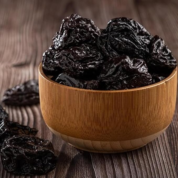 Naturalee Dried Prunes 2 lb - Pitted - No Added Sugar - Gluten Free, Vegan, High Fiber Snack