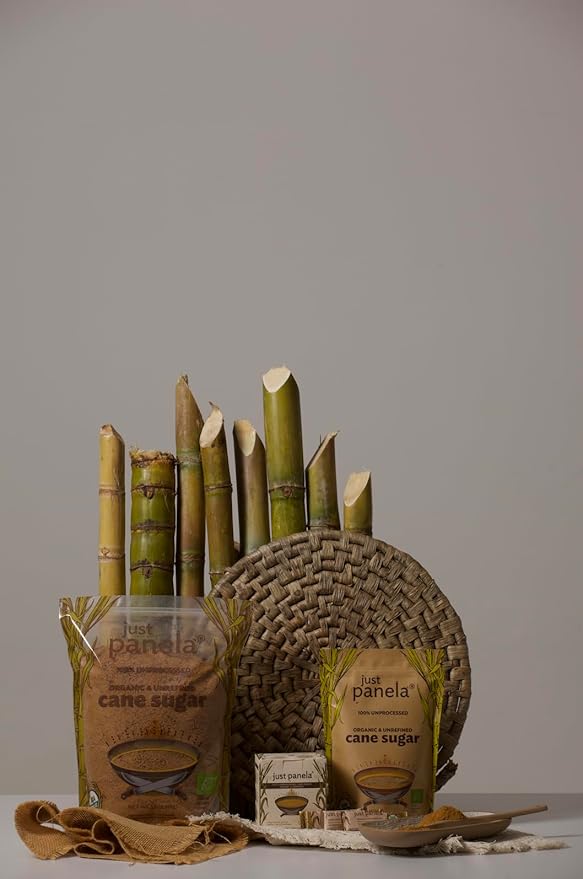 Organic Unrefined Cane Sugar - 1 Pound, Pack of 2 - Sweeten Your Coffee with Natural Cane Sugar - Unprocessed and Handcrafted Cane Sugar with Intact Natural Minerals - Jaggery Powder
