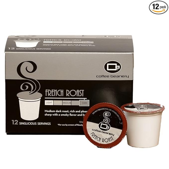 French Roast Single Serve Coffee Pods | 12ct | 100% Specialty Arabica Coffee
