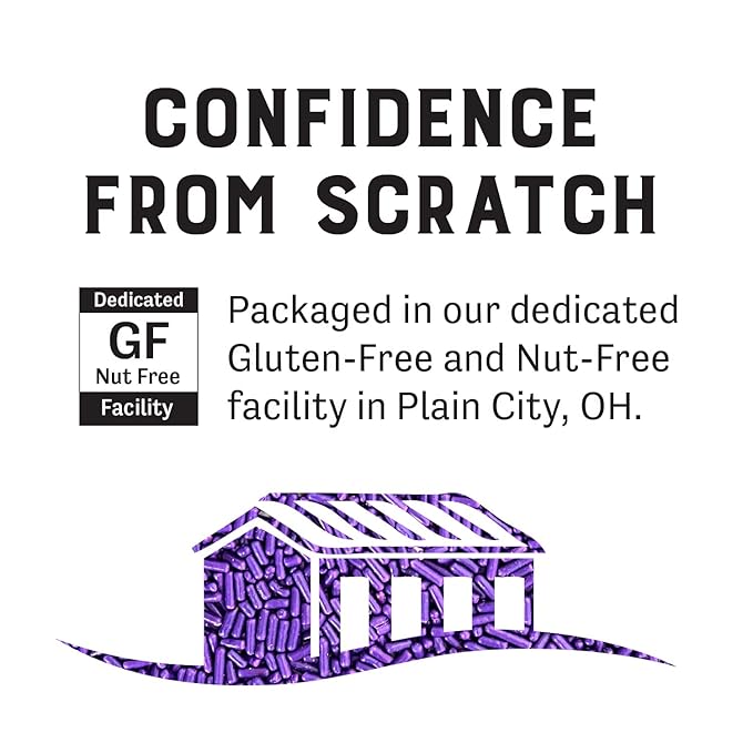 Judee's Purple Sprinkles 4 oz - Gluten-Free and Nut-Free - Brighten Up Your Baked Goods - Great for Cookie and Cake Decoration - Use for Baking and as Dessert and Ice Cream Toppings