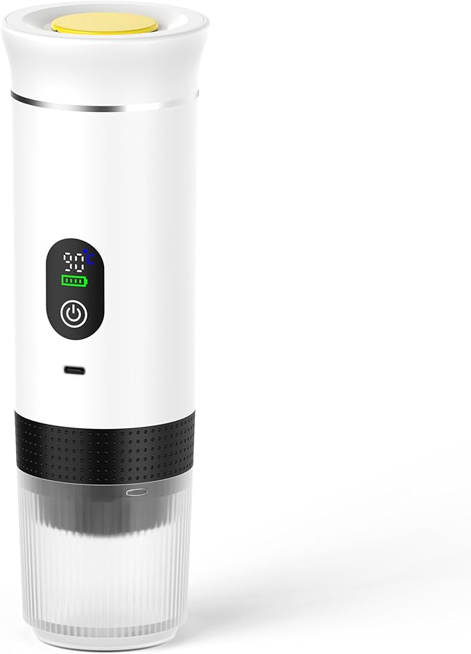 Automatic Espresso Maker ??Dual Hot & Cold Brew ??20 BAR Pressure ??Compact Portable Coffee Machine with Rapid Heating ??Built-In Transparent Cup ??Travel-Friendly Design