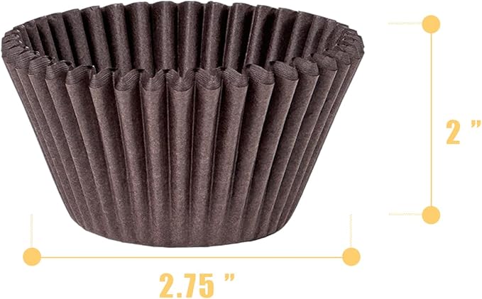 qiqee 300 Count Jumbo Cupcake Liners Coffee Muffin Liners Food Grade Jumbo Size Baking Cups Paper No Smells竊뉽arge Sizeç«?"<div>