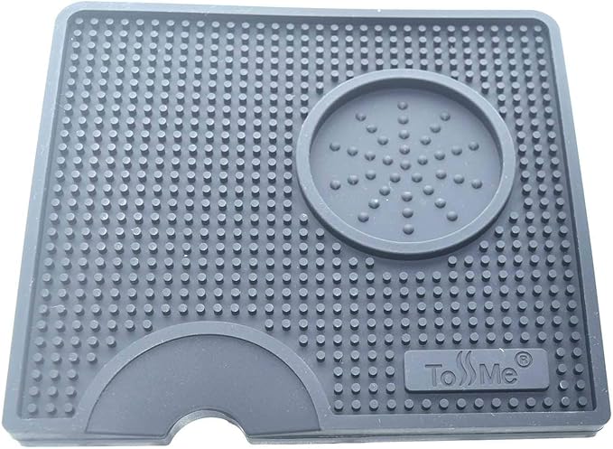 Tamper Mat for Espresso Station - Silicone Coffee Tamping Pad, TM-CO01 Black