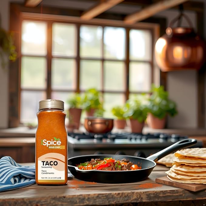 iSpice | Taco Seasoning | 24 oz | Bulk Size | Mixed Spices & Seasonings | Kosher