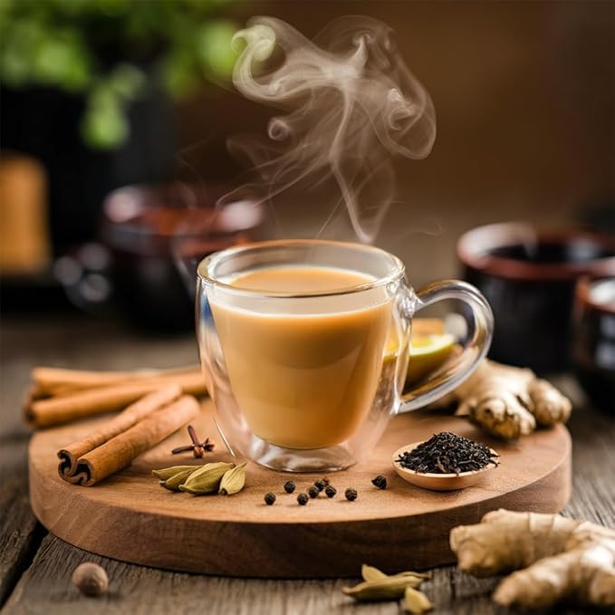 VAHDAM Instant Chai Tea (3oz/85g) - Traditional Masala Chai | Makes 100 Cups | Natural Spices, Zero Calories | Instant Indian Tea - No Steeping | Unsweetened Tea Powder | Free Bamboo Spoon Inside