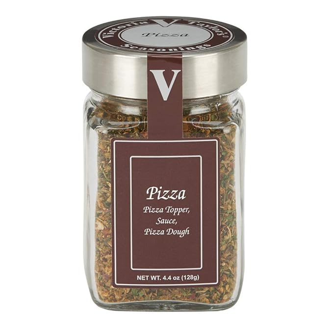 Pizza Seasoning 4.4 oz. Jar (Pack of 2) Sprinkle it on any pizza or add to your favorite sauce, bruschetta or bread recipe. Enjoy the taste of Italy in every sprinkle!