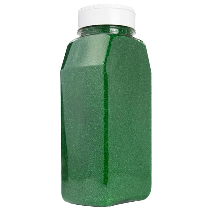 Cake Mate 33oz Green Sanding Sugar for Decorating ??Colored Sugar with Easy Pour Lid for Cakes, Cupcakes, Cookies, and More ??Perfect for Holiday & Party Decorations