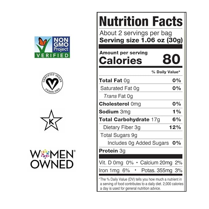 Am채zi Foods | Ginger Lime Dried Jackfruit (6 Pack) | All Natural Snacks | Gluten Free Healthy Dried Fruit Snacks