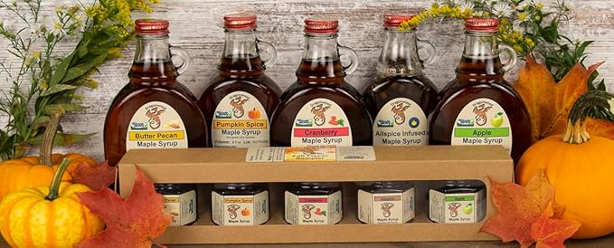 Butter Pecan Maple Syrup - For Pancakes and Waffles ??Made With Pure Maple Syrup And Natural Flavor - By Dragonwood (8 fl oz)