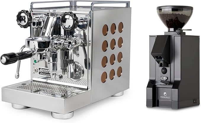 Rocket Espresso Appartamento Espresso Machine and Eureka Mignon Notte Grinder Bundle (Copper)