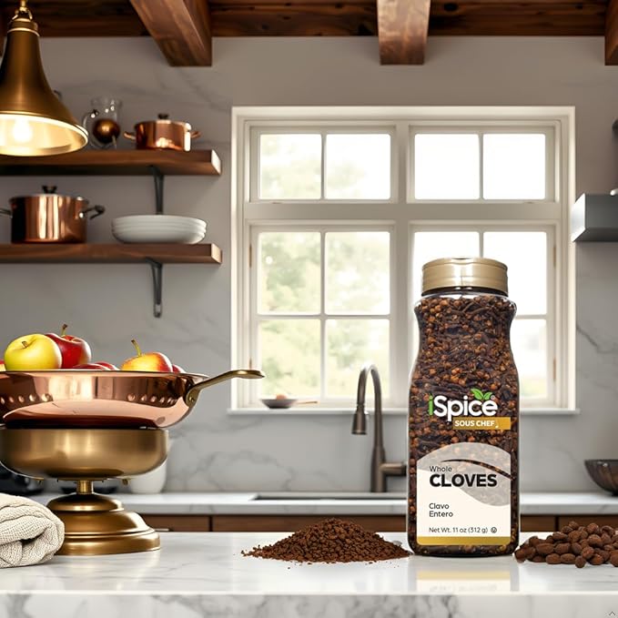 iSpice | Cloves Whole | 11 oz | Bulk Size | Kosher | Deeply Aromatic