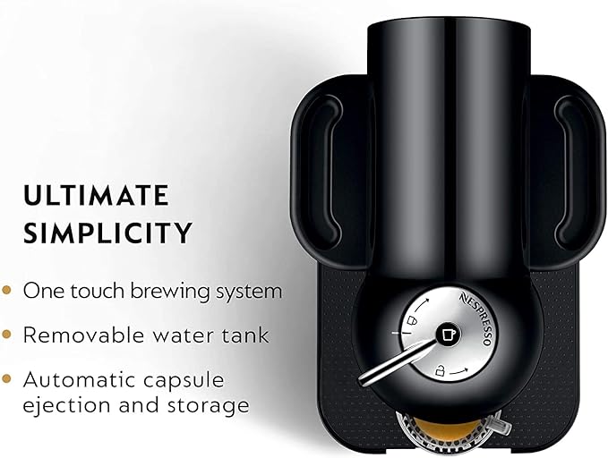 Nespresso Vertuo Coffee and Espresso Maker by Breville, Black