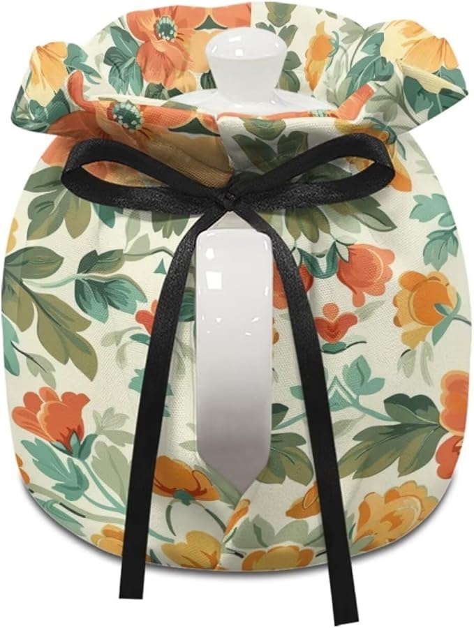 Flower Tea Cozy for Teapot Kettle Dust Cover Large Tea Cosy Insulation and Keep Warm Portable Easy to Clean Kettle Protective Suitable for Kitchens Hotels or Cafes