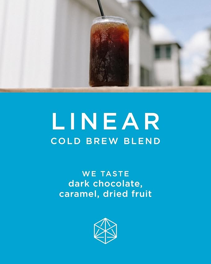 Blueprint Coffee Linear Cold Brew Blend Whole Bean Coffee, 10 oz