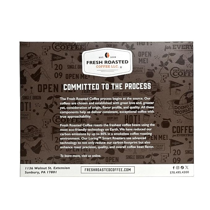Fresh Roasted Coffee, Indian Monsoon Malabar, Light Roast, 72 Pods for K Cup Brewers