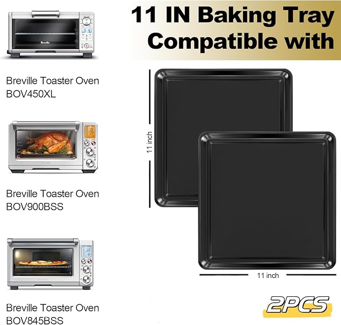 Breville Baking Sheet - 11 Inch, Fits Smart Oven, Cookie Sheet for Mini Toaster Oven