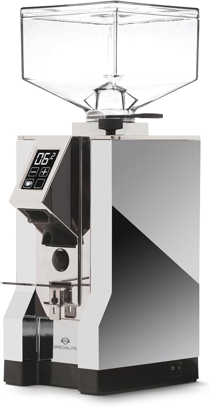 Diletta Bello+ Espresso Machine and Eureka Mignon Specialita Grinder Bundle (Stainless Steel)