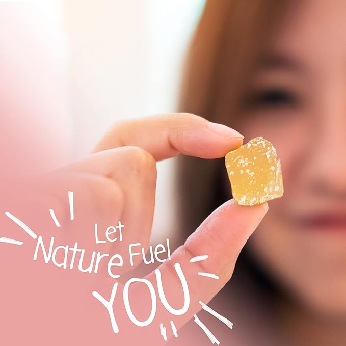 Fuel by Nature Dried & Crystallized Ginger Healthy Snack, High Energy Treats for Snacking, Bulk Dried Candied Ginger, 3 lb