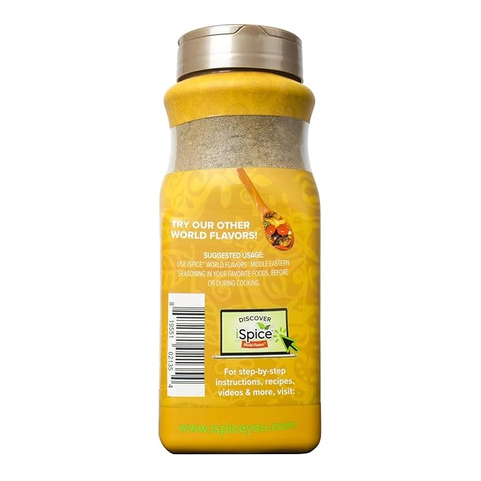 iSpice Blend | Middle Eastern Seasoning | 22.36 oz | Mixed Spice & Seasoning | Bulk Size | Halal | Kosher (Middle Eastern)